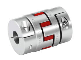 Backlash free and standard jaw coupling in alluminium