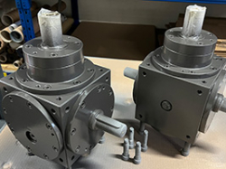 Drying of 3-layer special paint on bevel gearboxes